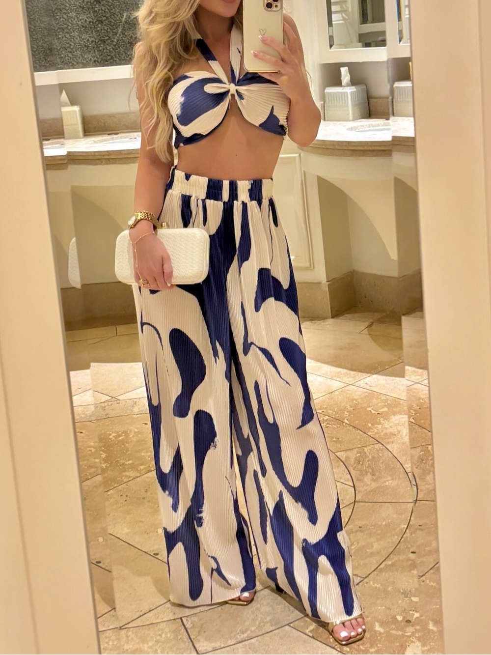 2 Piece Pant and Halter Top